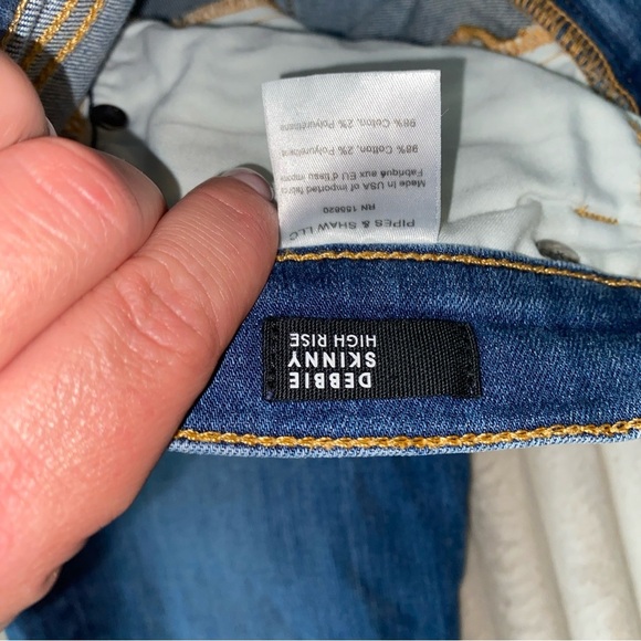 Veronica Beard Debbie Skinny High Rise Jeans Denim 27/4 - Picture 4 of 9